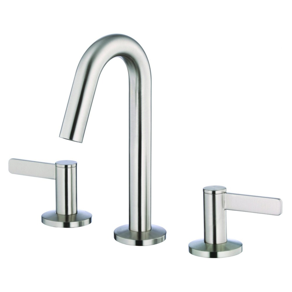 Gerber Amalfi 2 Handle Widespread Bathroom Faucet Brushed Nickel D303130BN